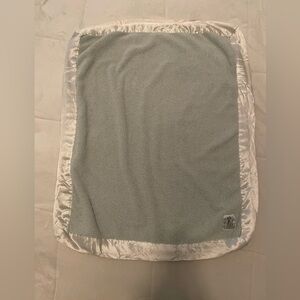 Little Giraffe Soft Green and Cream Blanket